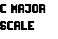 c major scale